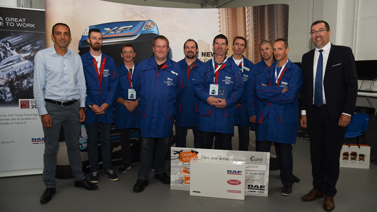 DAF Trucks France Technician of the Year 2017