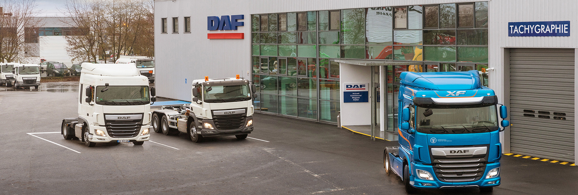 DAF Trucks a ouvert une nouvelle concession à Paris 