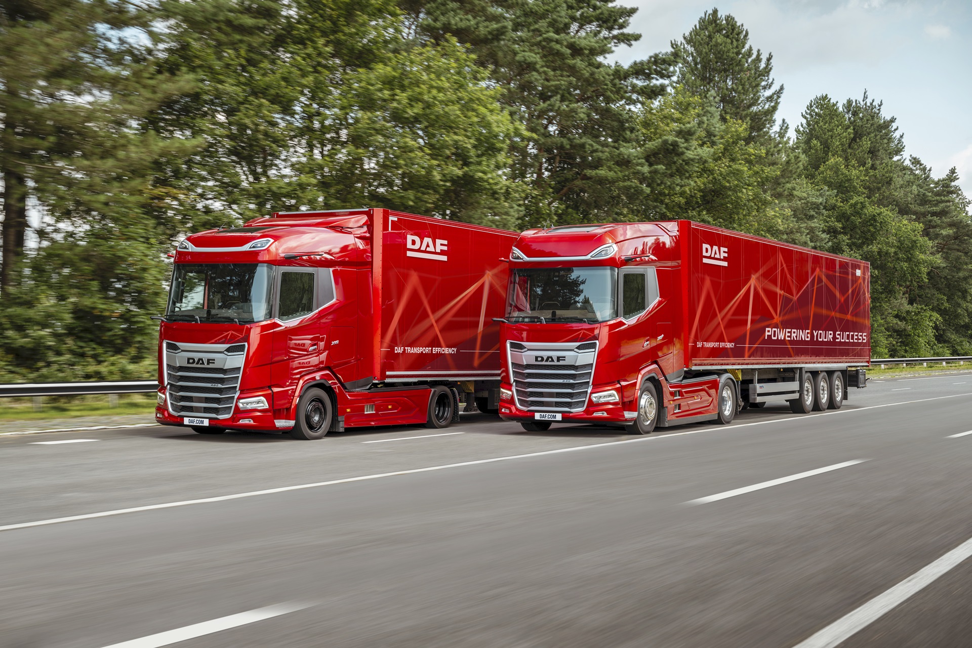 102 New Generation DAF trucks